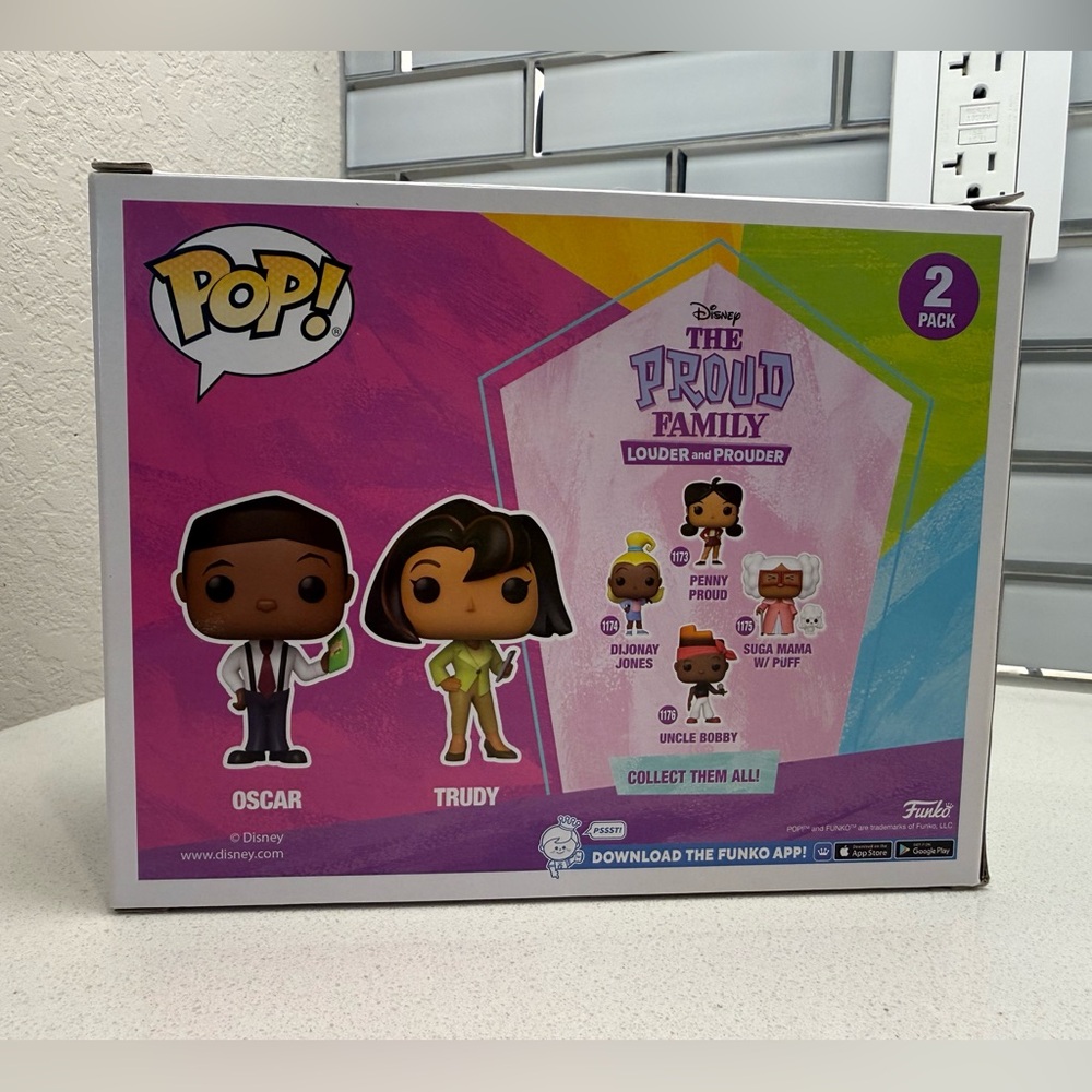 Funko Pop Disney The Proud Family Oscar & Trudy Vinyl Figurines 2-pack - Picture 5 of 10